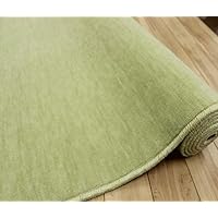 Amazon｜カーペット 6畳 防音 緑 絨毯じゅうたん ラグ 日本製 抗菌 丸